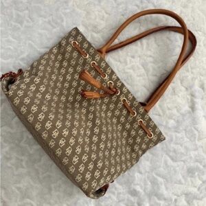Dooney & Bourke Brown Monogram Tote